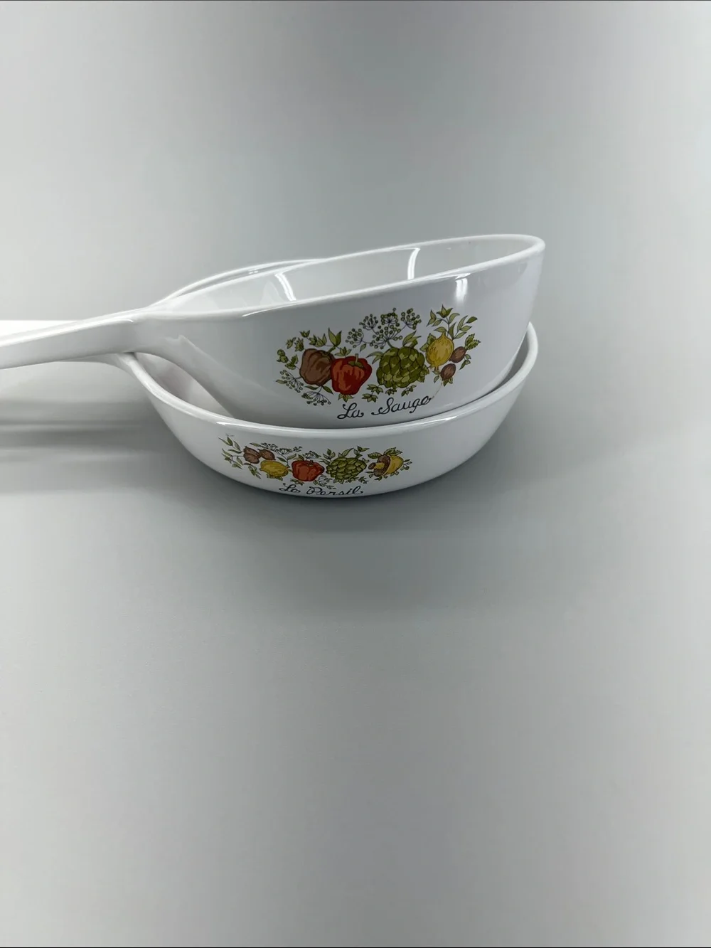 Corningware Spice of Life Ceramic Saucepan Set Oven Stovetop Microwave Cookware